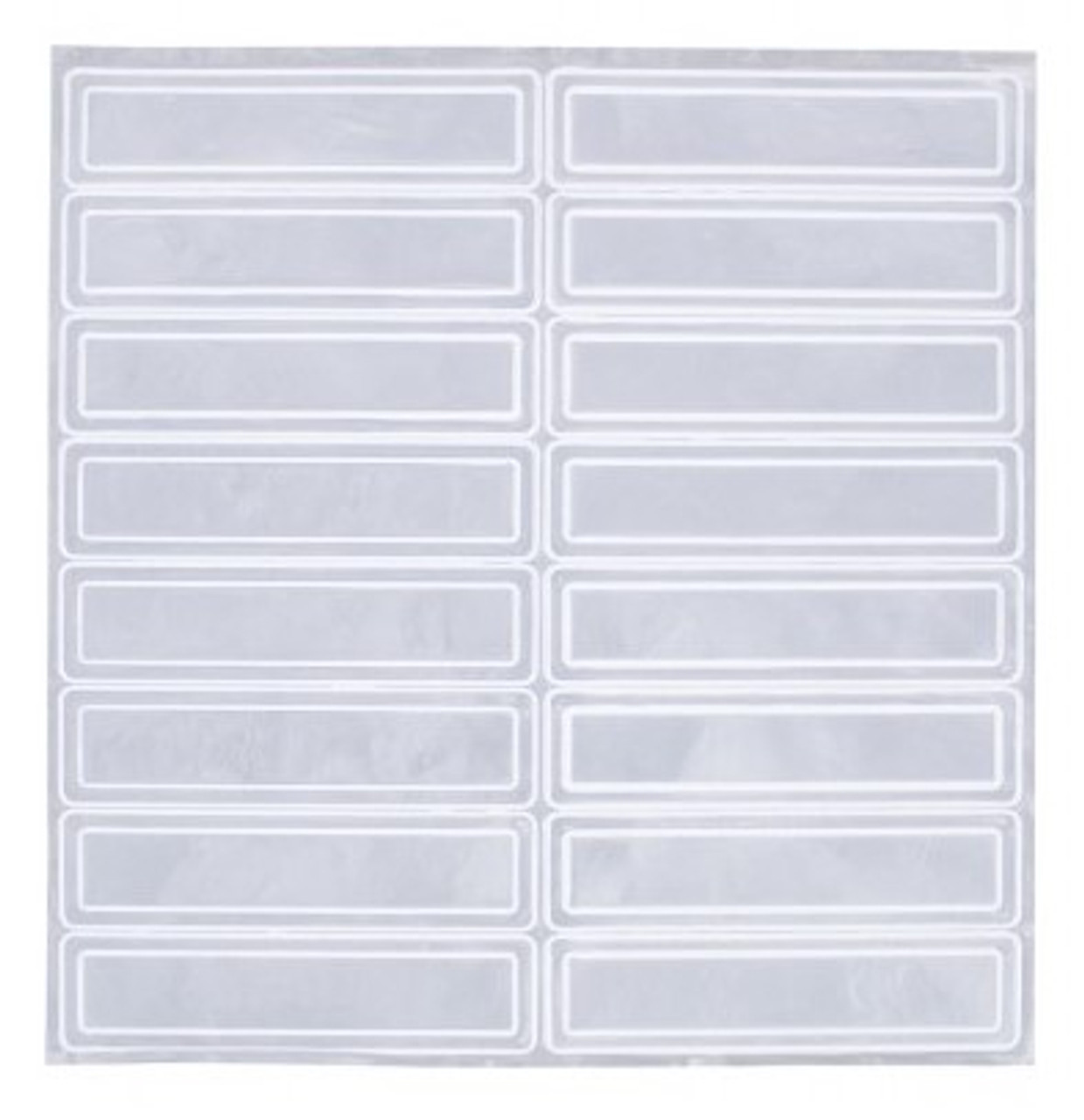 Pyramex® Reflective Hard Hat Stickers - WHITE