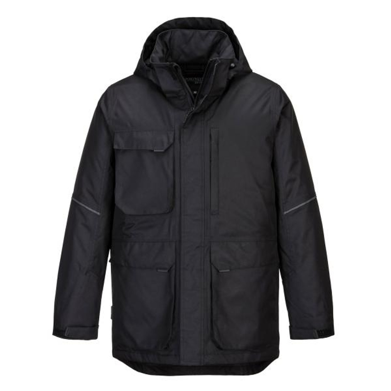 Portwest KX360BKR Black Insulated Parka