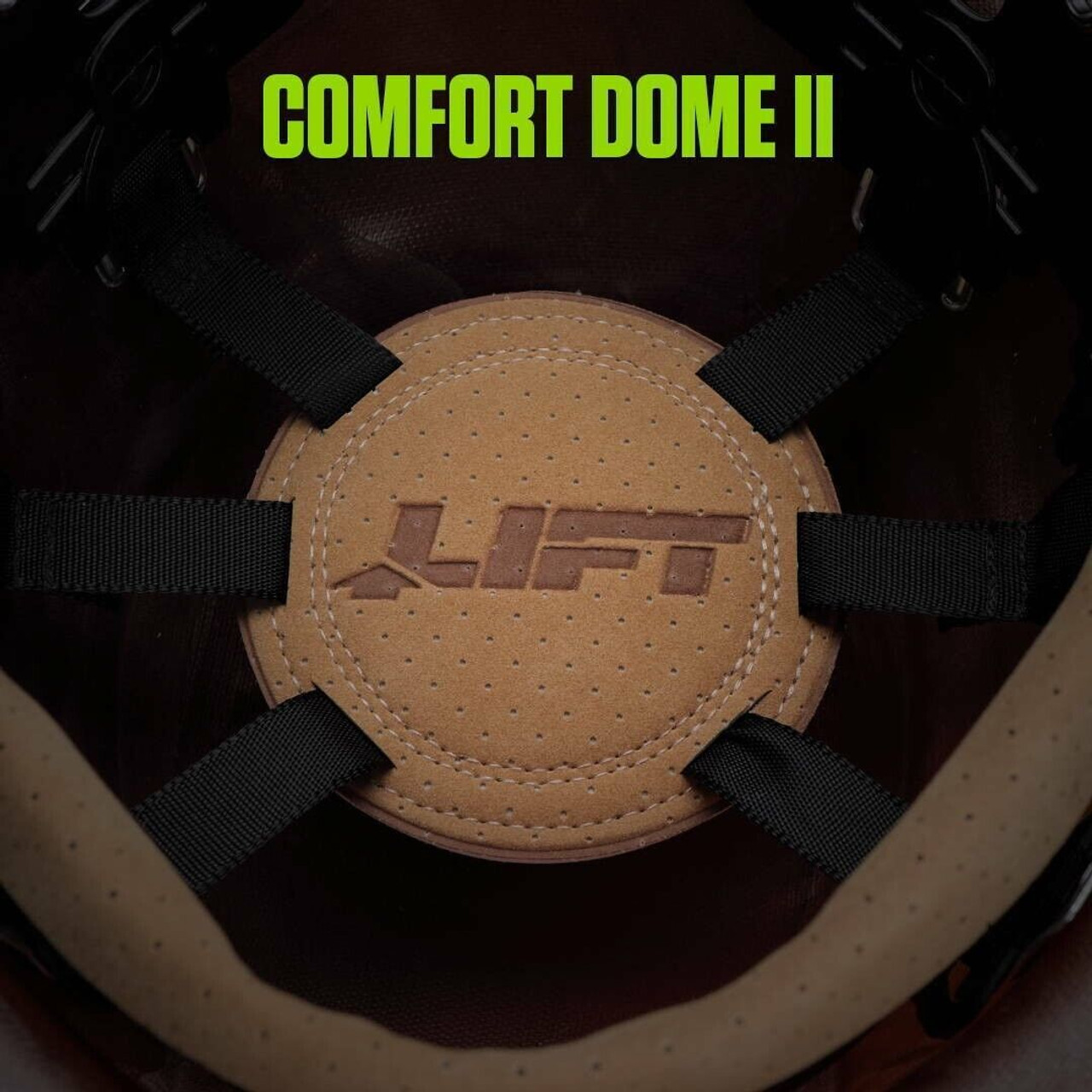 LIFT Safety® Dax Hard Hat Full Brim (Type 1 Class G/C) - Desert Camo