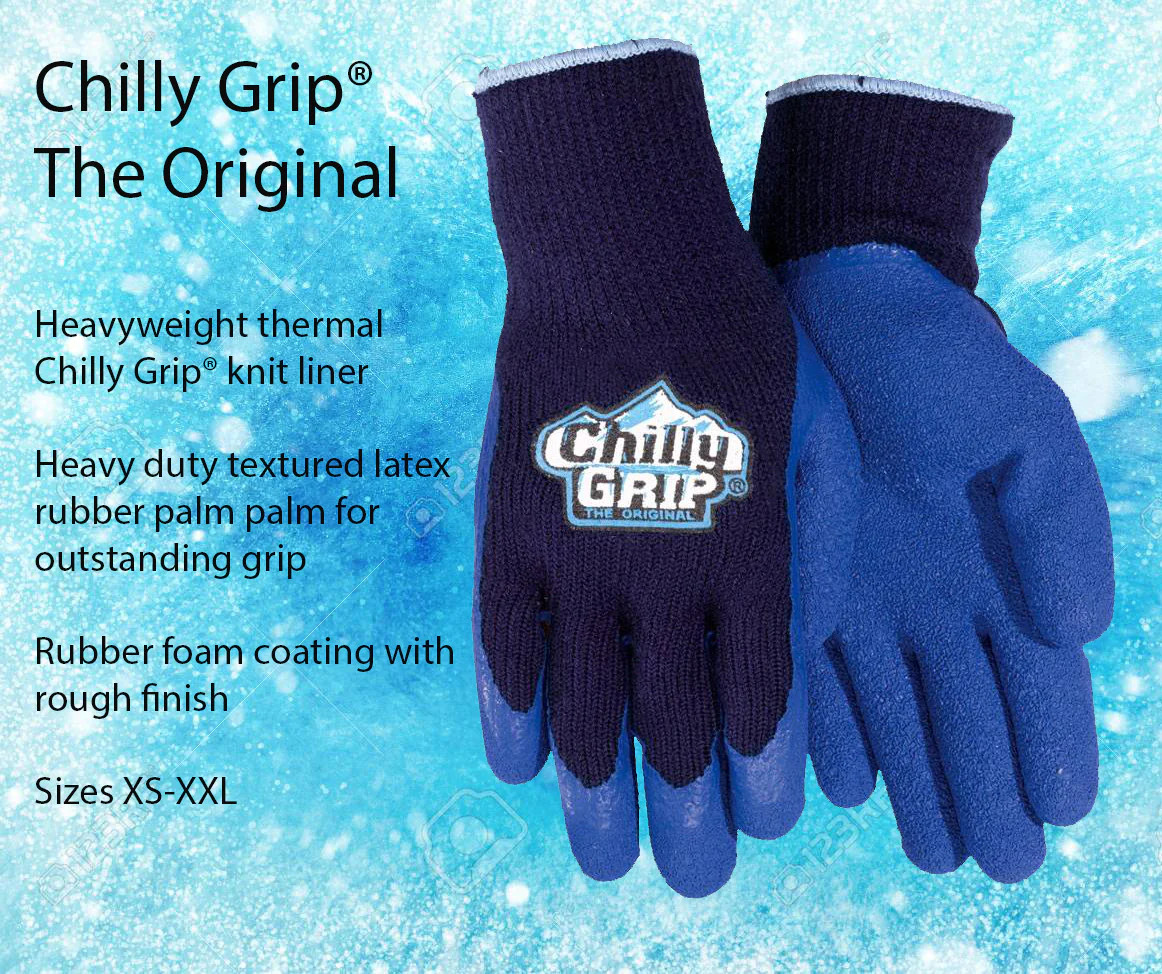 Red Steer® Chilly Grip® Insulated Palm Coated Gloves | G&S Safety