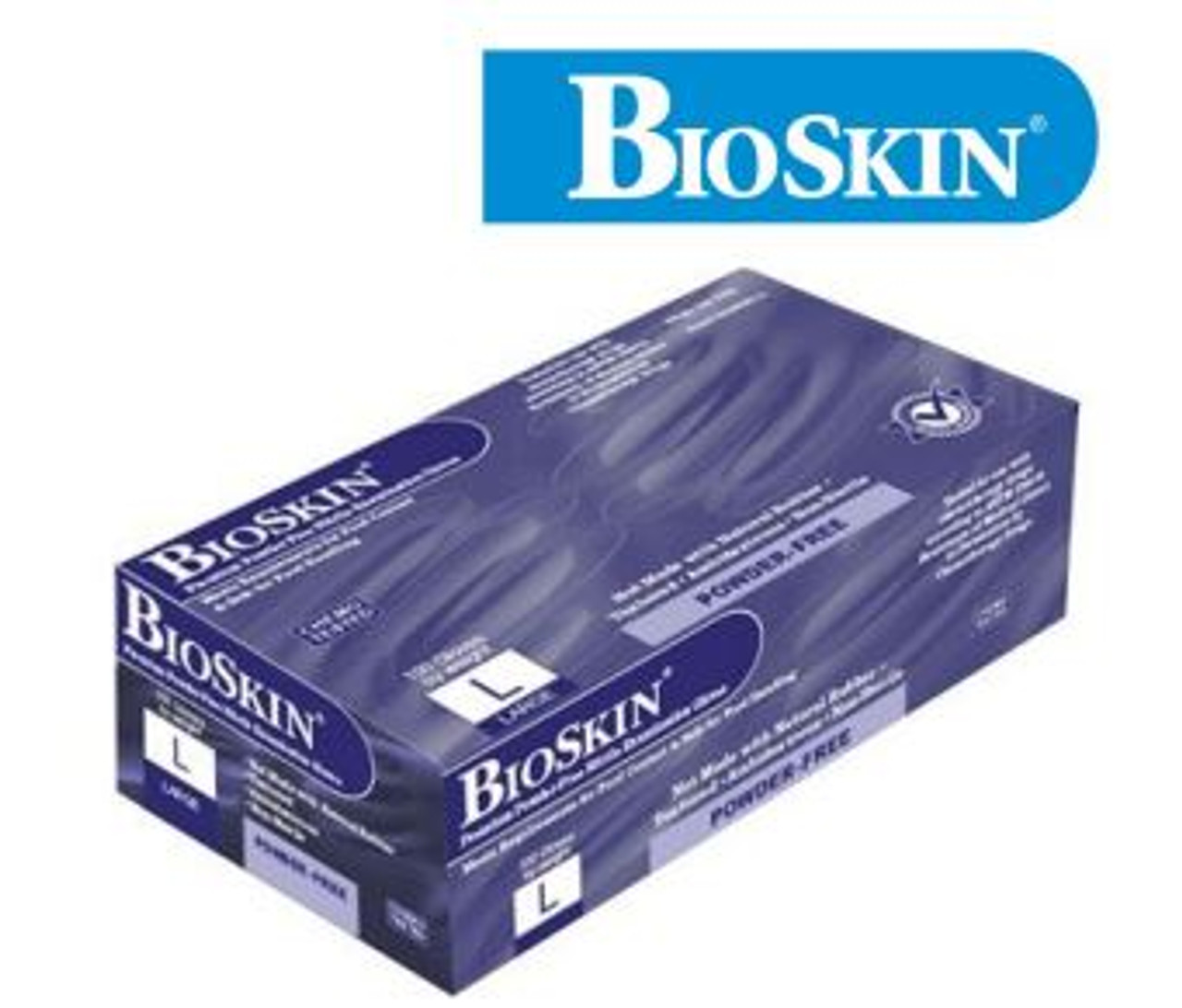 BioSkin® 3.5 MIL Medical Grade Powder Free Violet Blue Nitrile Gloves (Sold by the box)