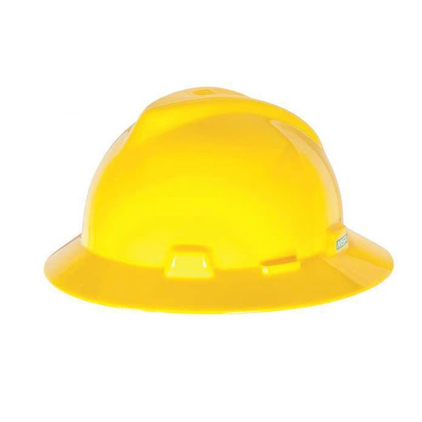 MSA® V-Gard® Full Brim Slotted Hard Hat (Type 1 Class E) 