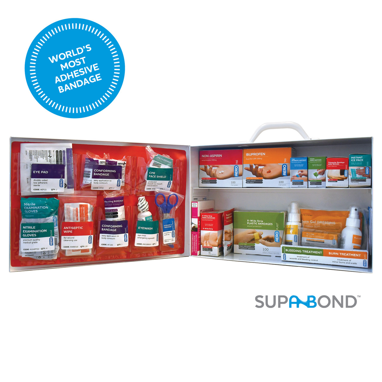 Surefill® 2 Shelf Metal Cabinet 80 Series ANSI 2021 A