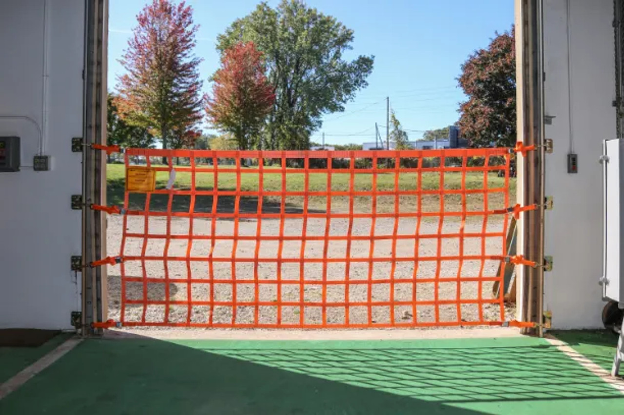 US Netting Wall Mounted Loading Dock Safety Net US Netting Wall Mounted Loading Dock Safety Net