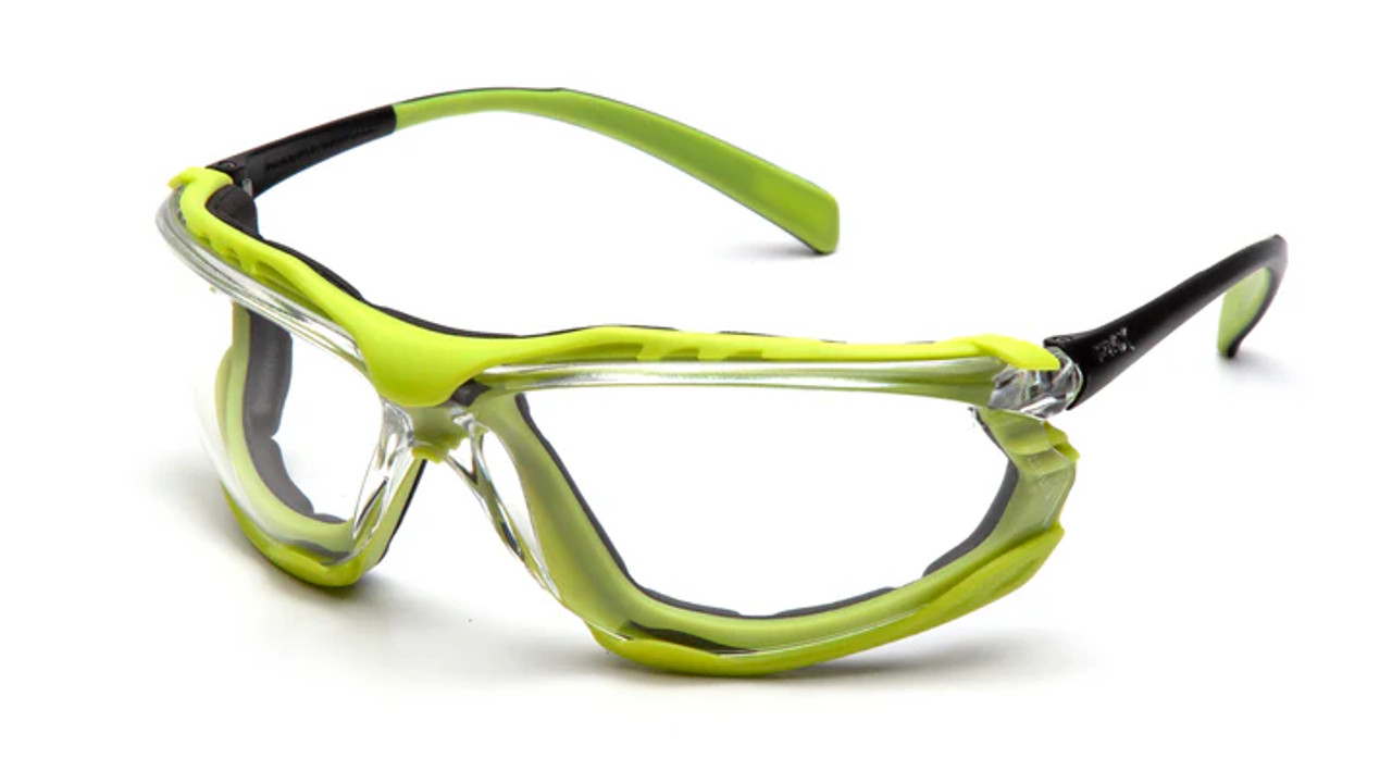 Pyramex® Proximity® Safety Glasses - Black/Lime Frame Pyramex® Proximity® Safety Glasses - Black/Lime Frame