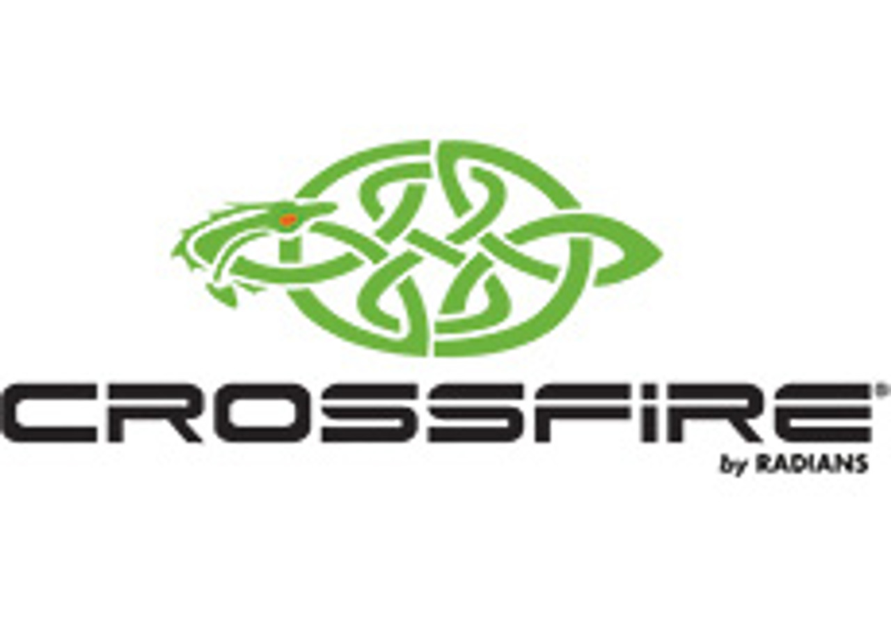 CrossFire 2964R ES5 Safety Glasses - Dark Gray Frame - Clear Bifocal Lens