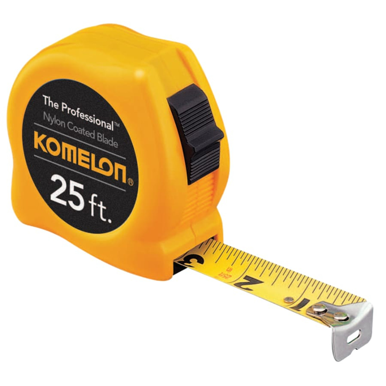 Professional Series Power Tapes, 1 in x 25 ft, Inch/Metric, Yellow/Black