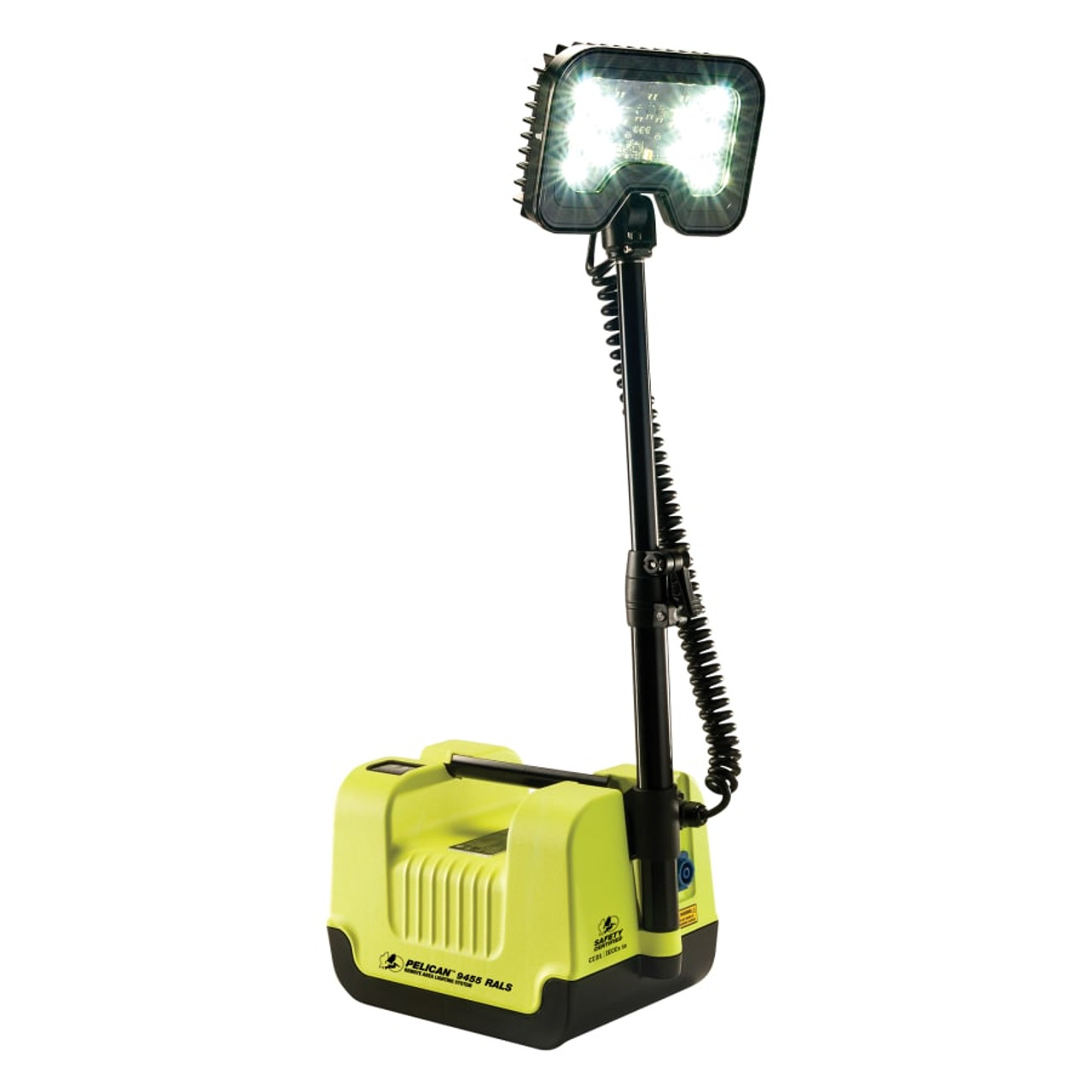Pelican⢠Remote Area Lighting System, 21W, 1,600 lm, Black/Green, 12.6 in Cord Pelican⢠Remote Area Lighting System, 21W, 1,600 lm, Black/Green, 12.6 in Cord
