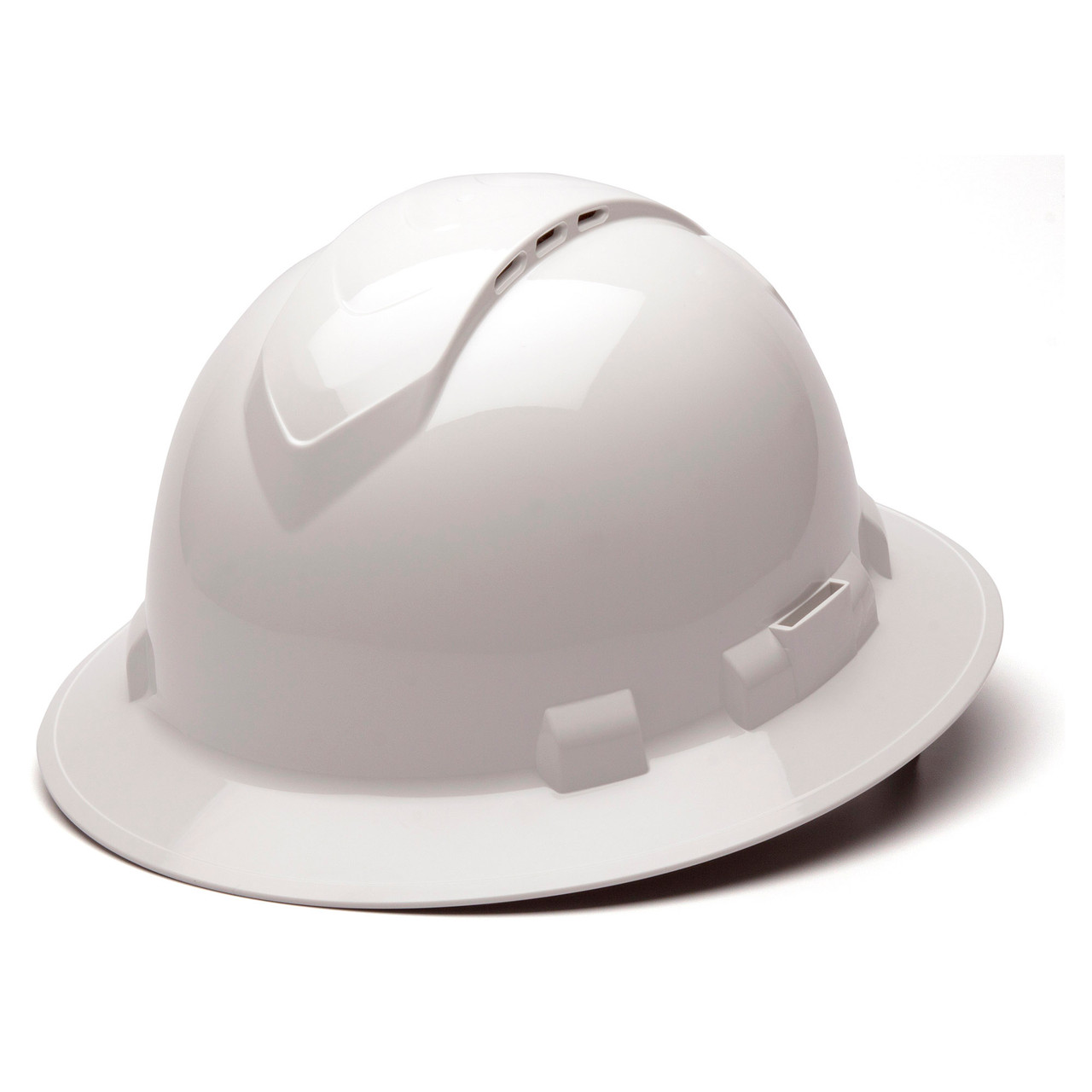 Pyramex HP541 Ridgeline Vented Full Brim Hard Hat - 4-Point Ratchet Suspension  Pyramex HP541 Ridgeline Vented Full Brim Hard Hat - 4-Point Ratchet Suspension