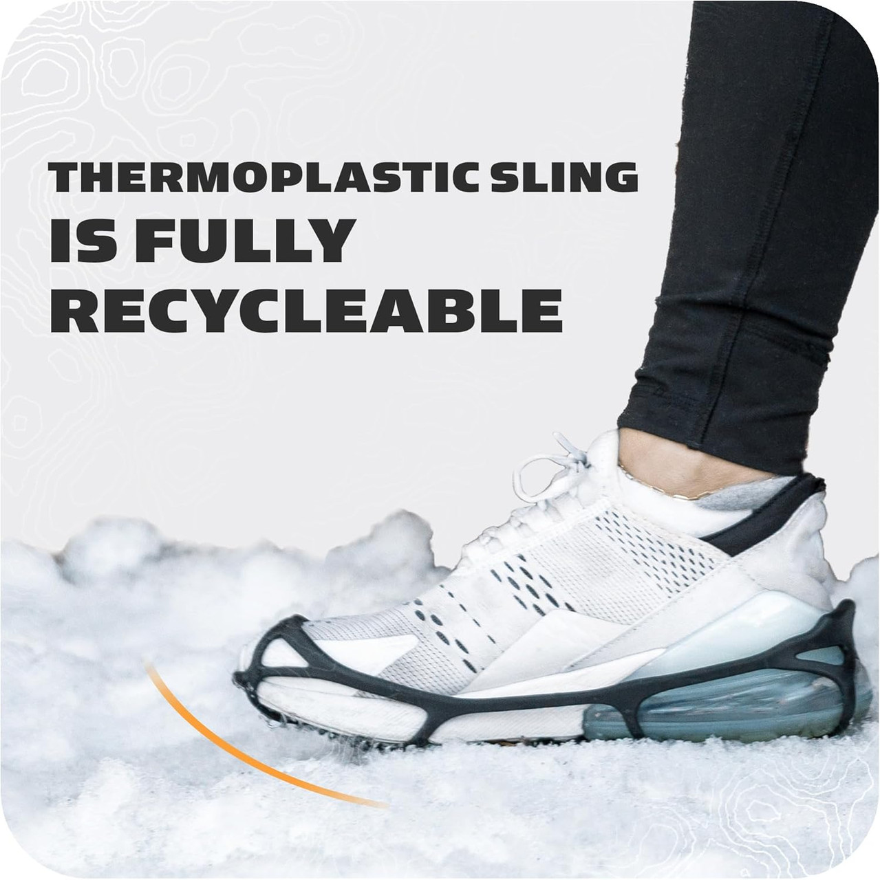 Yaktrax Walk Traction Cleats - 360-Degree Grip on Snow, Ice, & Multi-terrain Surfaces - Elastic Outer Band w/ Easy-On/Off Heel Tab & 1.2mm Zinc-coated Steel Coils -Unisex