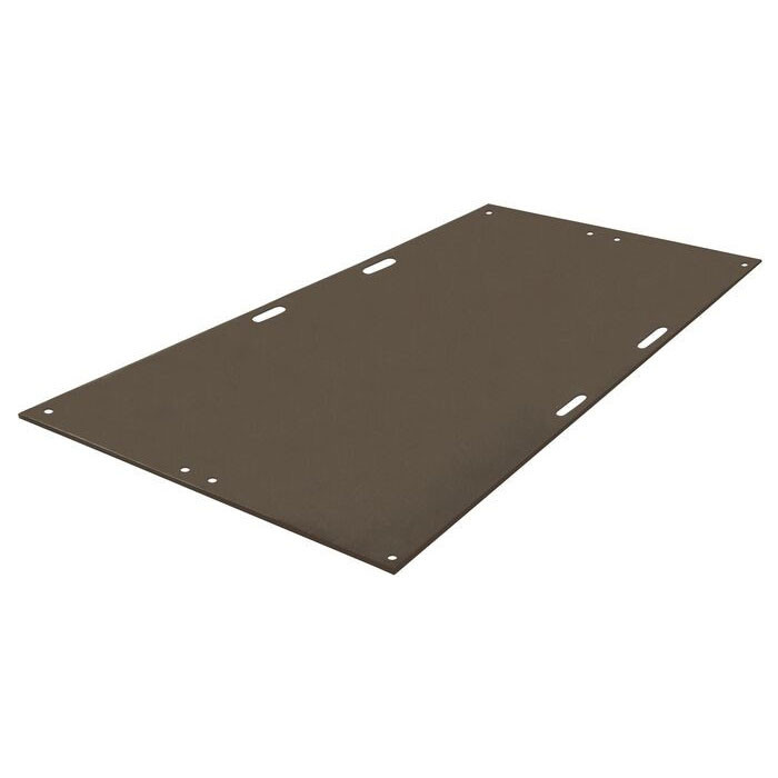 AlturnaMAT® 4' X 8' Ground Protection Mat w/ Hand Holes - 120 Ton Capacity - Black - Smooth/Tread