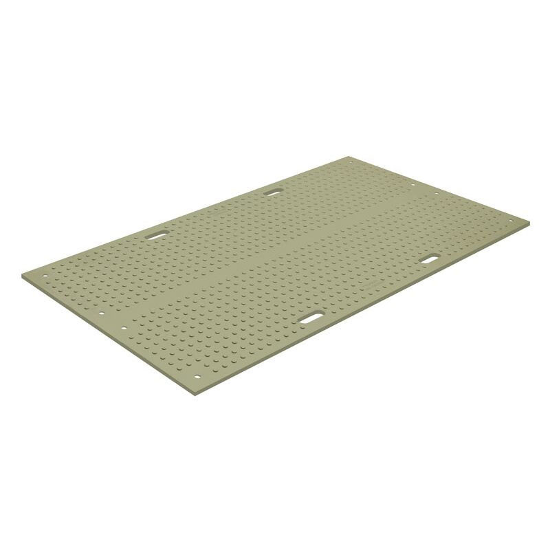 TrakMat® 44" x 96" Ground Protection Mat - Green Tread