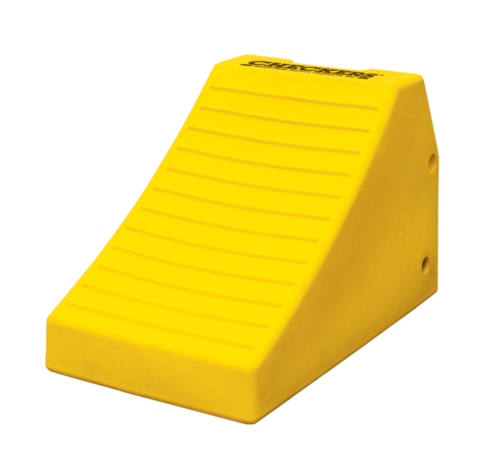 CHECKERS® Heavy-Duty Wheel Chock - 95-165 in. Tire Diameter - Up to 800 Ton Capacity 