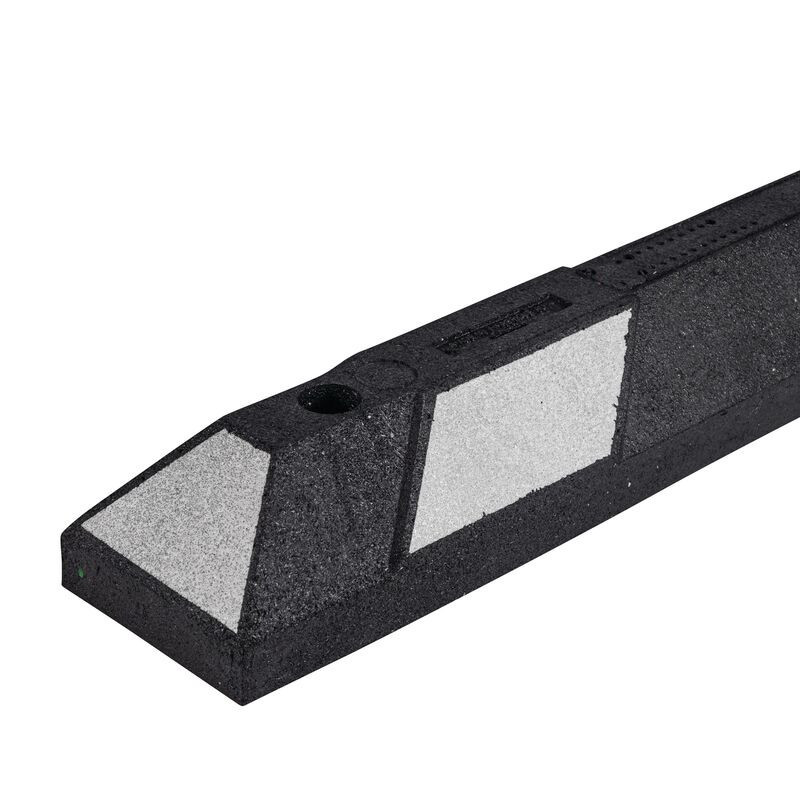 CHECKERS® Park-It® 6' Black/White Parking Curb