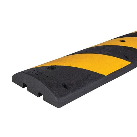 CHECKERS®  4 ft Alley Speed Bump - Black/Yellow