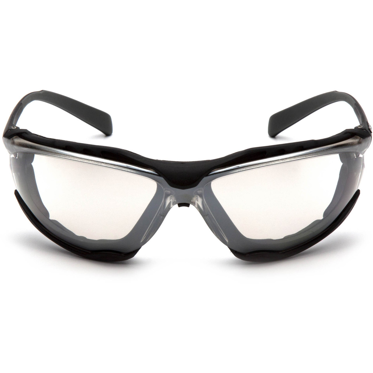 Pyramex SB9310STM Proximity Safety Glasses - Black Frame - Clear H2MAX Anti-Fog Lens
