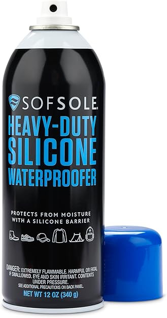 Sof Sole Silicone Waterproofer Spray for Boots,Gloves and Outdoor Gear 12-ounce