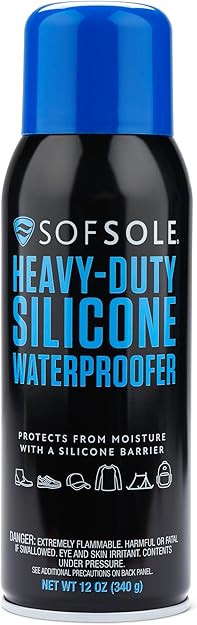Sof Sole Silicone Waterproofer Spray for Boots,Gloves and Outdoor Gear 12-ounce