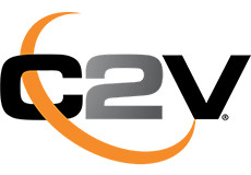 C2V X-Crash 8T12G2H Type R Class 2 Segmented Tape Safety Yellow Shirt -C2V LOGO