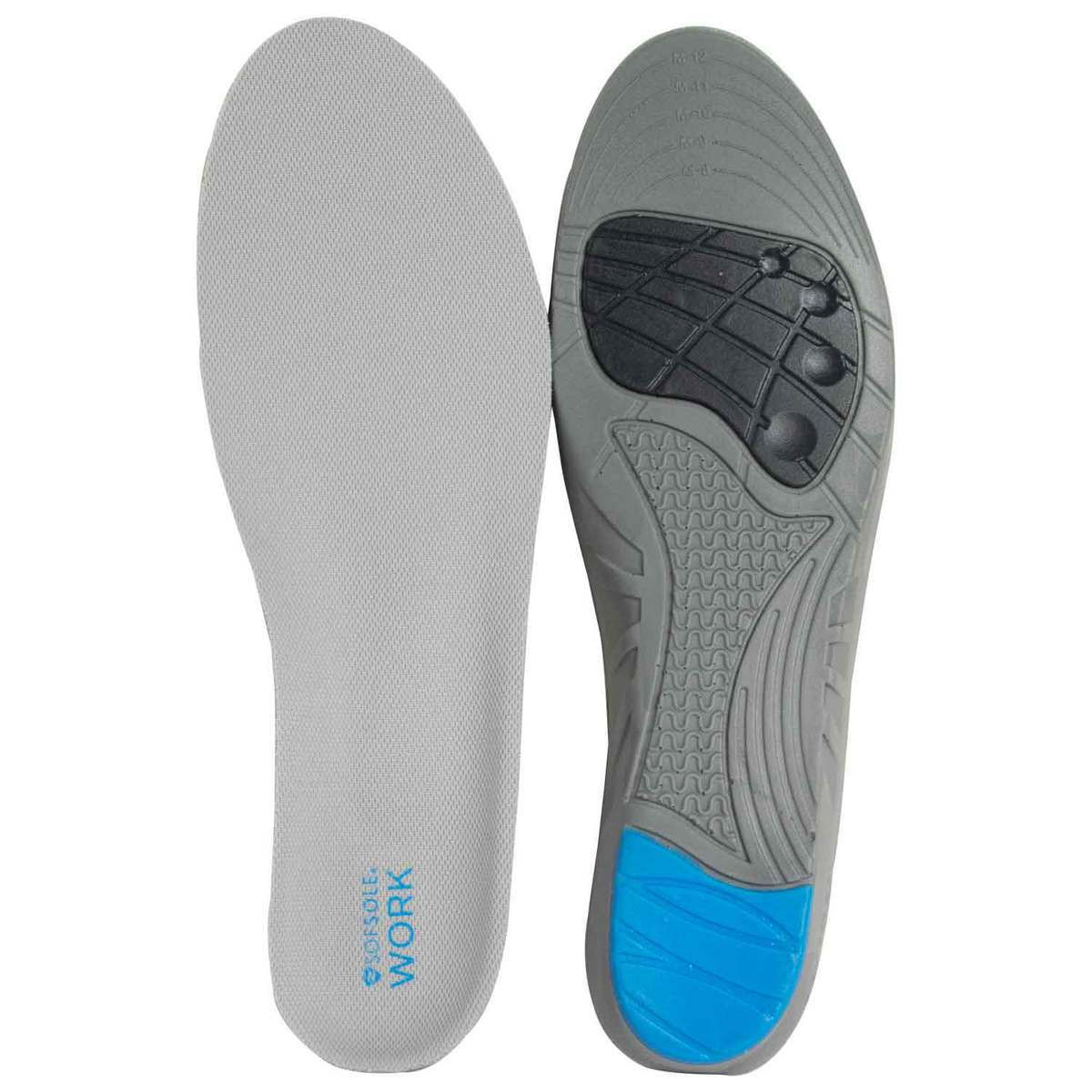 Sof Sole Men's Work Foam Insole, Size 8-13 Trim-to-Fit