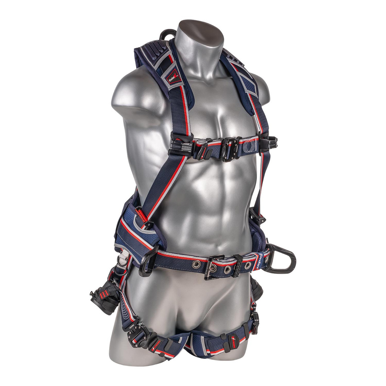 KStrong® EndurX™ 5-Point Full Body Harness w/ Tool Belt, Aluminum Hardware & D-Rings (ANSI)