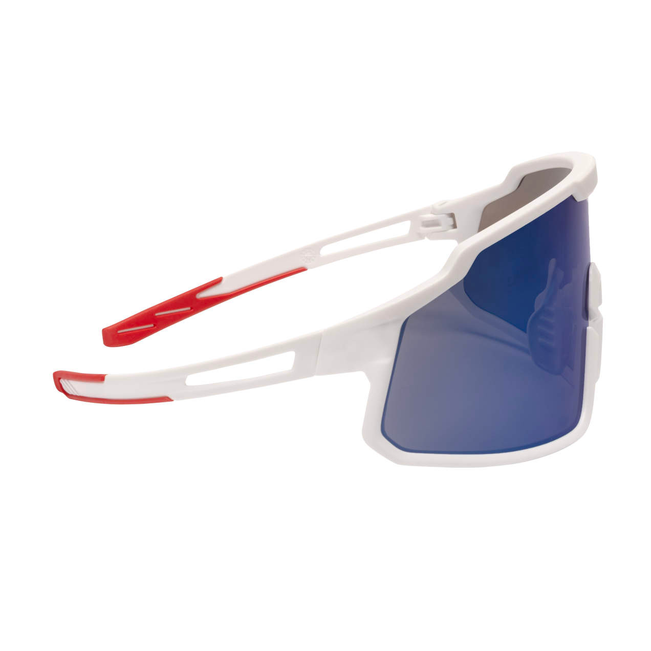 Radians®  Wydazz™ Red & White Full Frame Limited Edition Safety Glasses w/ Blue Lens