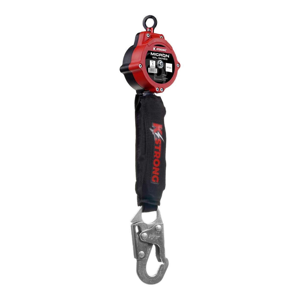 KStrong® Micron™ 6 ft. Class 1 Personal SRL-P with Snap Hook & Installation Carabiner (ANSI)