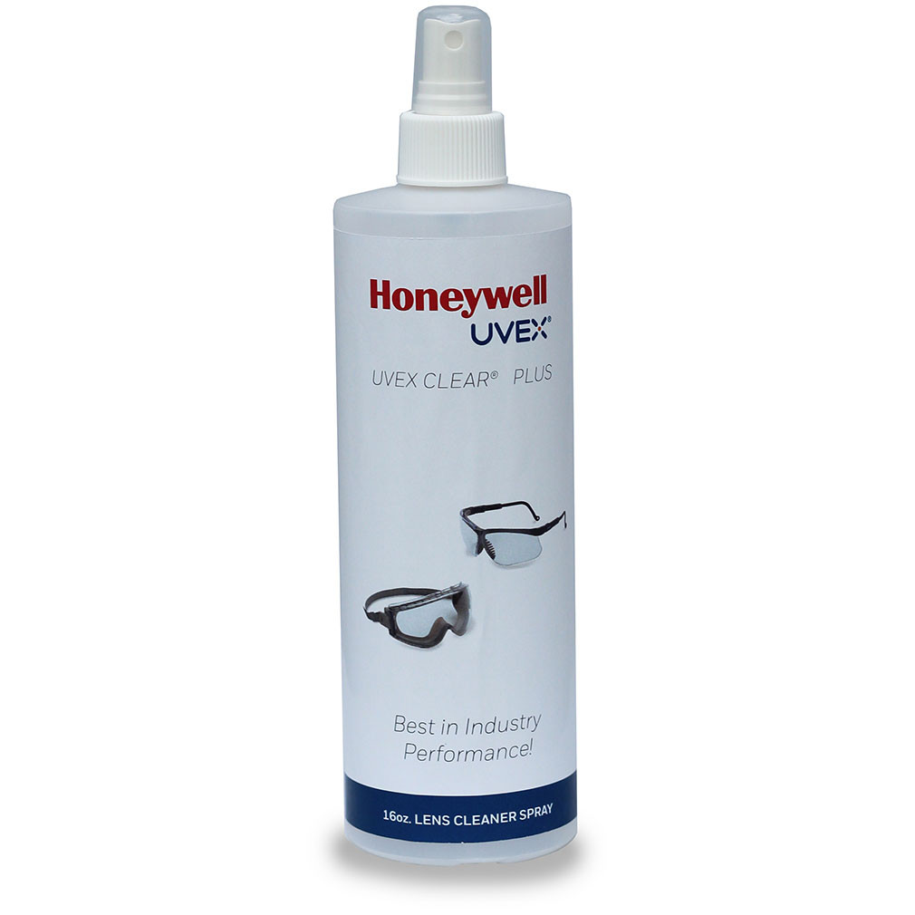 Honeywell Uvex Clear PLus Lens Cleaner Solution - 16 oz. Spray Bottle 