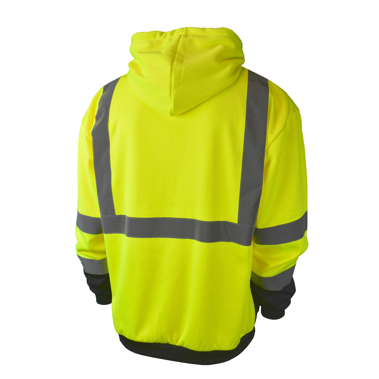 Radians Class 3 Color Blocked Hooded Sweatshirt - Yellow 