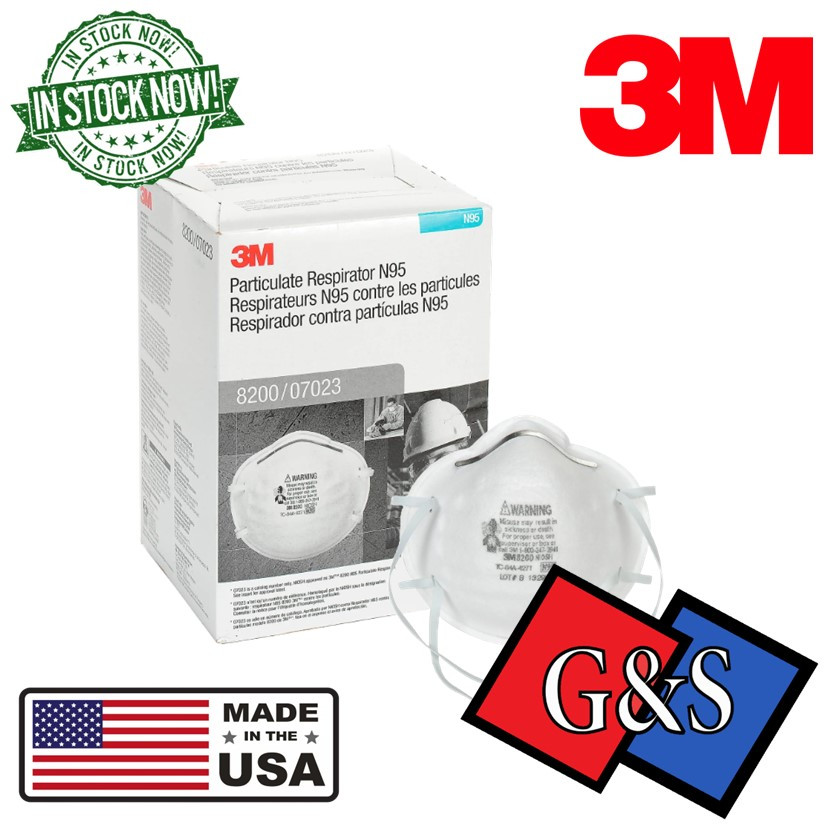 3M™ N95 Particulate Respirator Masks (20 per box) : Disposable