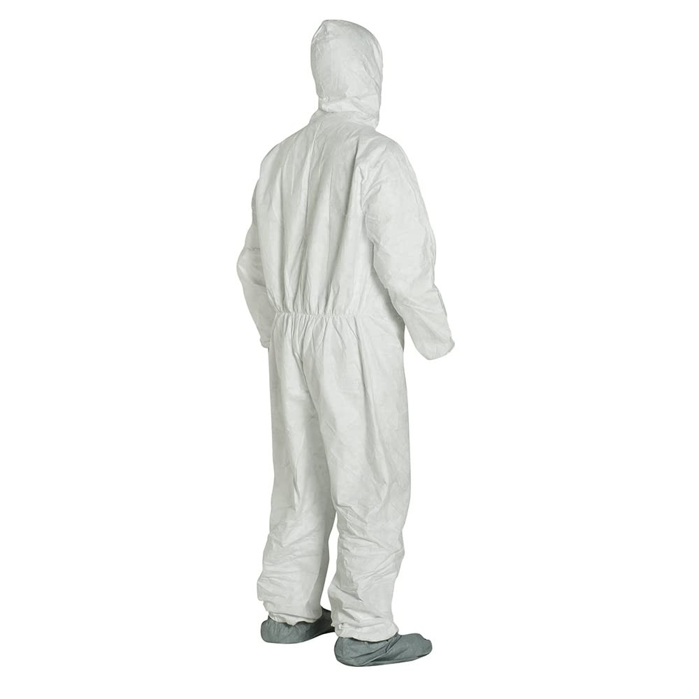 DuPont® Tyvek® TY122SWH White Coverall with Hood and Boots (Sold