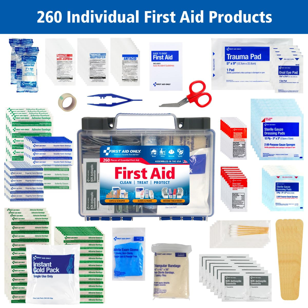 50-Person OSHA-Compliant First Aid Kit