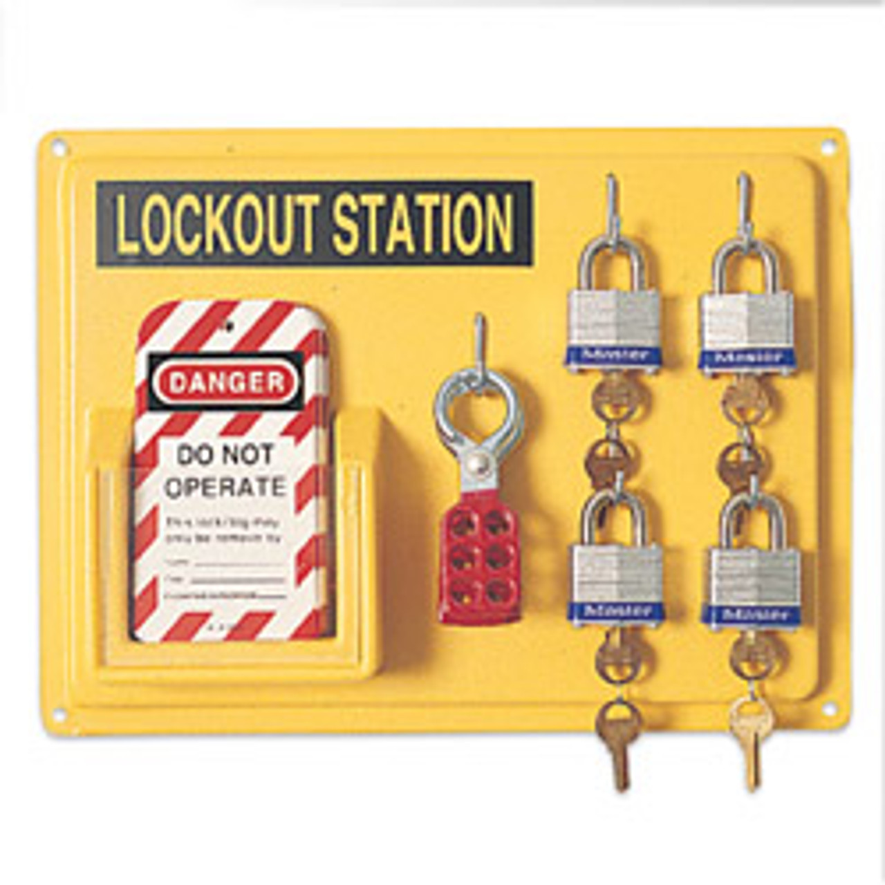 NORTH® Lockout 4 Person Station  ## LSE104F ##