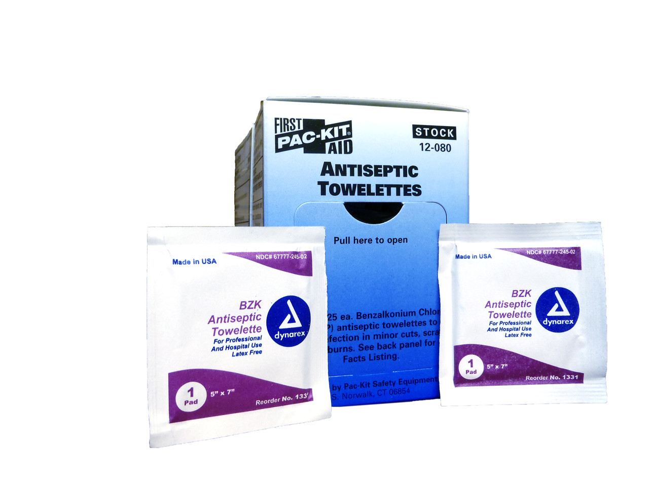 Antiseptic Wipes - Box of 25 Wipes ##12-080 ##