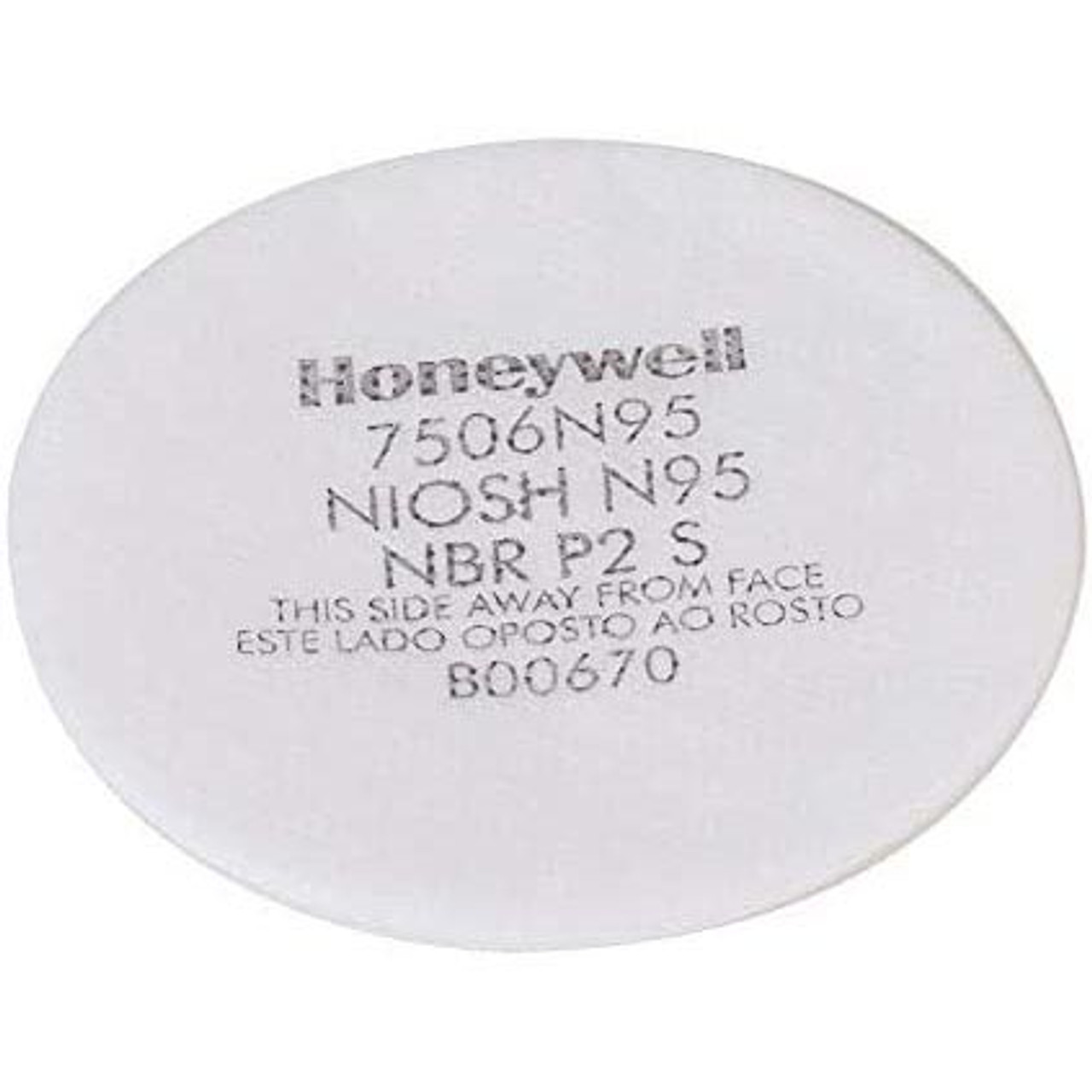 NOS7506N95 - N95 Filter Non-Oil Particulate Filter