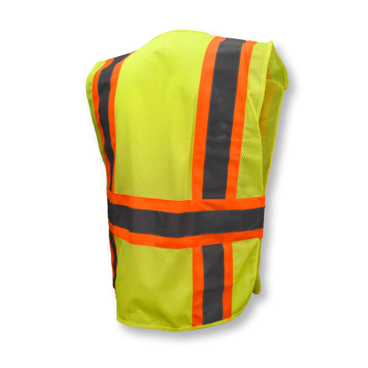 Radians Class 2 Breakaway Two-Tone Safety Vest with Zip-N-Rip SV24-2ZGM