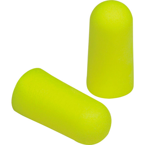 3M 312-1250 Yellow Neons Earplugs Uncorded, Poly Bag (200 PAIRS PER BOX)