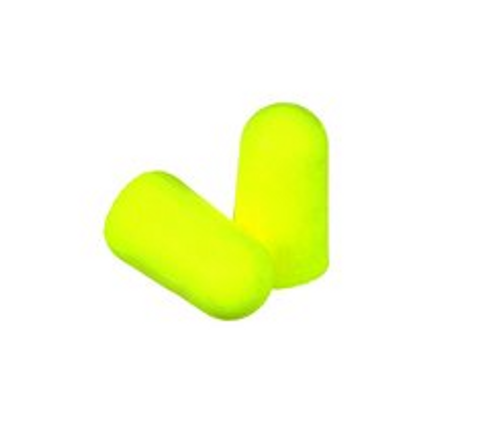 3M 312-1251 E-A-Rsoft Yellow Neons Earplugs Uncorded, Poly Bag, (Large Size)