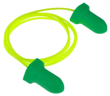 Radians® Detour® Corded Disposable Foam Earplugs - NRR 32dB (100 Pairs)