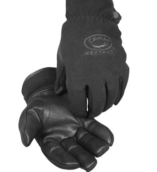 Caiman 2390 Goat Grain Heatrac Insulated Fleece Back Winter Gloves