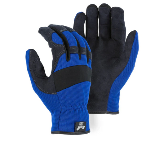 Majestic® 2136BL Hawk Mechanic Gloves - Blue