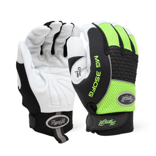 Elite Safety® Hyperfit Premium Green Goat Grain Leather Unlined Gloves (MG350FG)