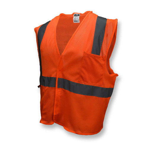 Radians Class 2 Breakaway Two-Tone Safety Vest with Zip-N-Rip