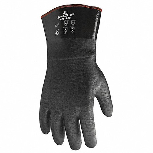 Showa 6781R Chemical Resistant, 12" Neoprene Glove (12 PAIRS)