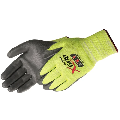 Liberty Safety® X-Grip™ Cut Resistant Polyurethane Palm Coated Gloves (A4) - 2XL