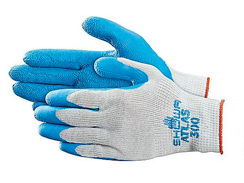 SHOWA® Atlas® Fit Rubber Latex Palm Coated Gloves