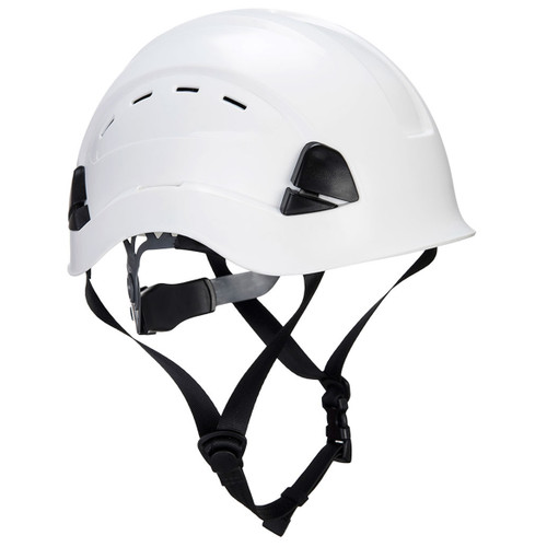 Portwest PS73WHR Height Endurance Mountaineer Hard Hat - 6-Point Ratchet Suspension - White
