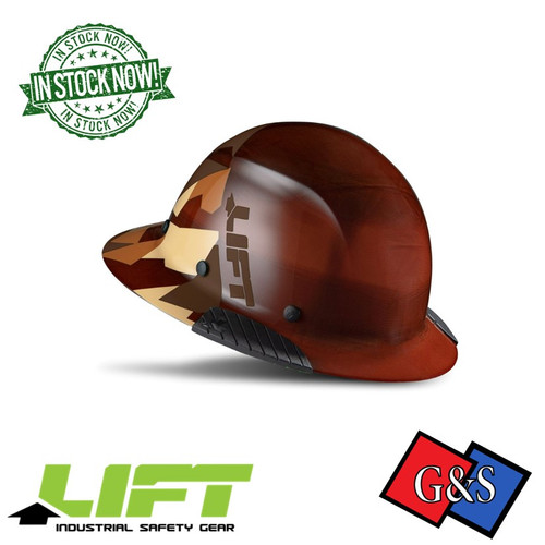 LIFT Safety® Dax Hard Hat Full Brim (Type 1 Class G/C) - Desert Camo LIFT Safety® Dax Hard Hat Full Brim (Type 1 Class G/C) - Desert Camo