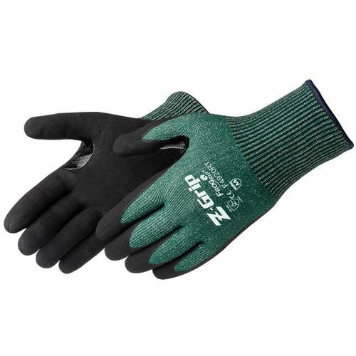 Liberty Safety F4920RT, 13 Gauge ANSI A4 Black Micro Foam Palm Coated Cut Glove