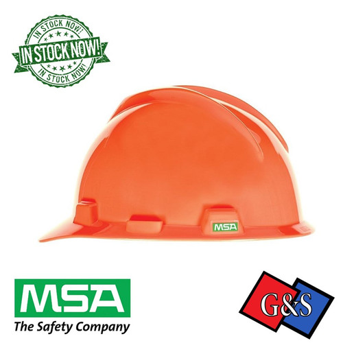 MSA® V-Gard® Cap Hard Hat (Type 1 Class E) - Hi-Vis Orange